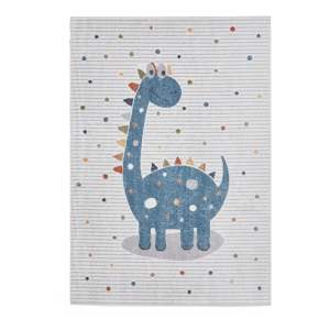 Modro-světle šedý dětský koberec 120×170 cm Vida Kids Dinosaur – Think Rugs