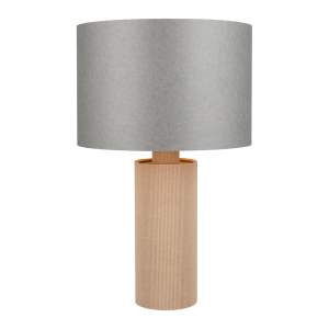Šedo-béžová stolní lampa (výška 48 cm) Canio – Trio