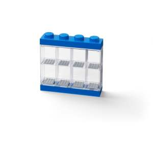 Modrá sběratelská skříňka na 8 minifigurek LEGO®