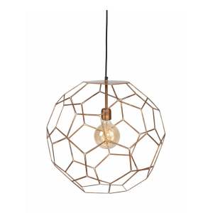 Hnědé závěsné svítidlo s kovovým stínidlem ø 34 cm Marrakesh – it’s about RoMi
