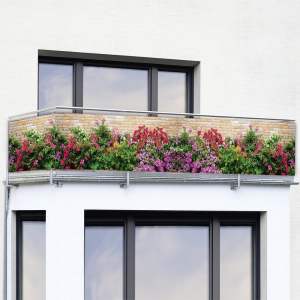 Plastová balkonová zástěna 500×85 cm Flowers – Maximex