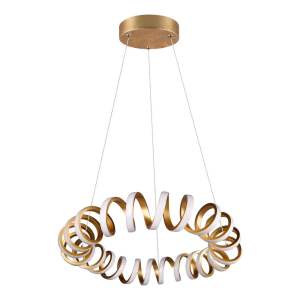 LED závěsné svítidlo ve zlaté barvě ø 55 cm Curl – Trio