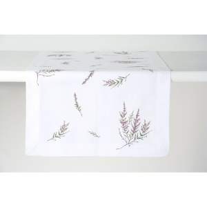 Běhoun na stůl z bio bavlny 150×45 cm Calluna Vulgaris – IHR