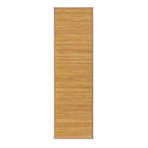 Bambusový koberec běhoun v přírodní barvě 60×200 cm – Casa Selección