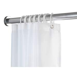 Teleskopická tyč ve stříbrné barvě do koupelny Wenko Luz, délka 110-185 cm