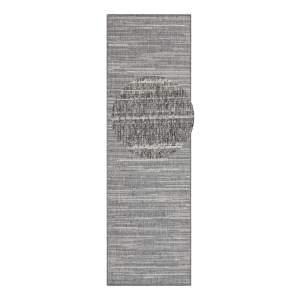 Šedý venkovní koberec běhoun 350×80 cm Gemini – Elle Decoration