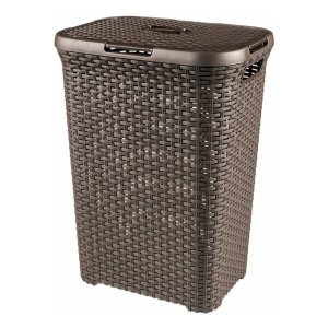 Hnědý koš na prádlo Curver Hamper, 40 l