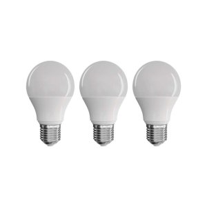 Teplé LED žárovky v sadě 3 ks E27, 8,5 W, 230 V – EMOS