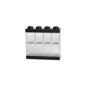 Černobílá sběratelská skříňka na 8 minifigurek LEGO®
