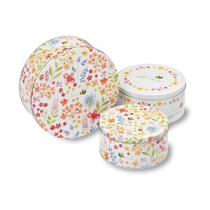 Ocelové dózy na cukroví v sadě 3 ks – Cooksmart ®