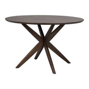 Kulatý jídelní stůl s deskou v dubovém dekoru 120×120 cm Calverton – Rowico