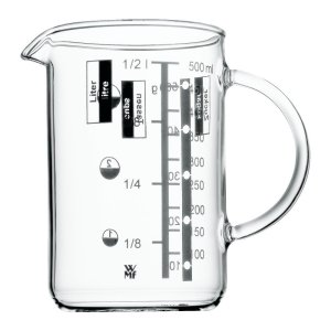 Skleněná odměrka WMF, 0,5 l