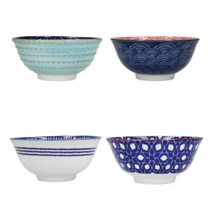 Sada 4 keramických misek Kitchen Craft, ø 16,5 cm