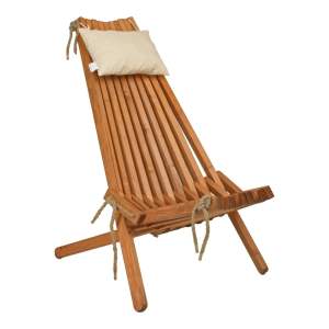 Dřevěné zahradní křeslo v přírodní barvě Falun – Garden Pleasure