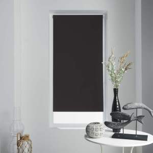 Černá textilní roleta 90×180 cm Occult – douceur d’intérieur