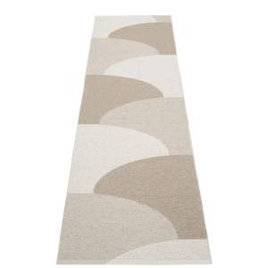 Béžový vnitřní a venkovní běhoun 70×270 cm Hill Dark Linen – Pappelina