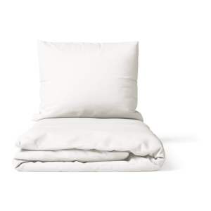 Bílé povlečení na dvoulůžko z mikrosaténu 200×200 cm Basic – Bonami Essentials