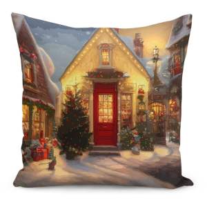 Povlak na polštář s vánočním motivem 43×43 cm – Mila Home