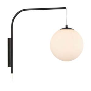 Černo-bílé nástěnné svítidlo (délka 47,5 cm) Dione – Markslöjd