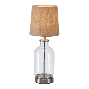 Stolní lampa v přírodní barvě se stínidlem z juty (výška 43 cm) Costero – Markslöjd