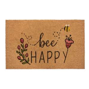 Rohožka z kokosového vlákna 75×45 cm Bee Happy – Hanse Home