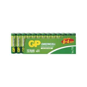 Zinkové baterie AAA 12 ks GREENCELL – EMOS