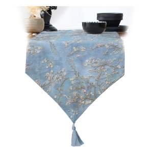Běhoun na stůl 45×140 cm Blue Spring – Minimalist Cushion Covers