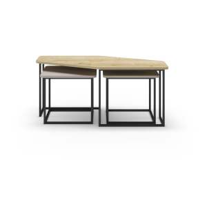 Konferenční stolky v sadě 3 ks 60×111,5 cm Zoya – Marckeric
