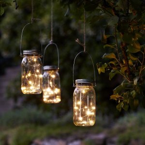 LED dekorace Star Trading Jamjar, výška 18 cm