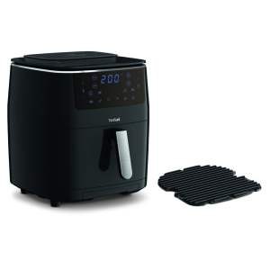 Černá horkovzdušná fritéza EASY FRY&GRILL STEAM+ FW201815 – Tefal