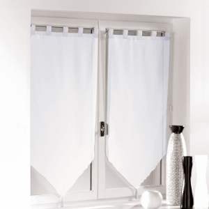 Bílé voálové záclony v sadě 2 ks 60×90 cm Voiline – douceur d’intérieur