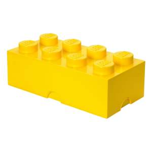 Tmavě žlutý úložný box LEGO®
