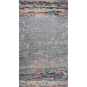 Šedý pratelný koberec běhoun 200×80 cm – Vitaus