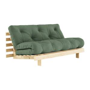 Zelená rozkládací pohovka 160 cm Roots – Karup Design