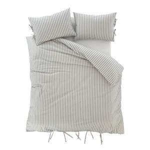 Modré povlečení na dvoulůžko 200×200 cm Zanzibar Stripe – Pineapple Elephant