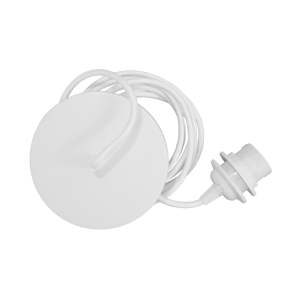 Bílý závěsný kabel ke svítidlům UMAGE Rosette, délka 210 cm