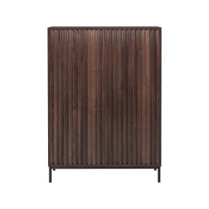 Skříňka v dekoru ořechu v přírodní barvě 80×110 cm Celine – Støraa