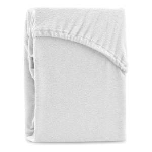 Bílé napínací froté prostěradlo 240×220 cm Ruby – Restilo