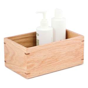 Úložný box z dubového dřeva Wireworks Mezza