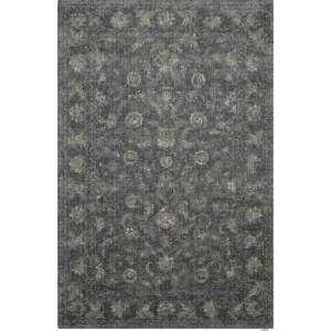 Šedý vlněný koberec 200×300 cm Calisia Vintage Flora – Agnella