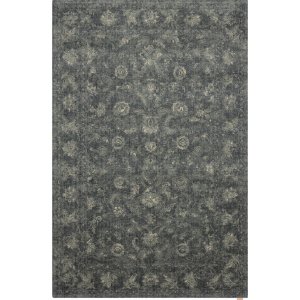 Šedý vlněný koberec 200×300 cm Calisia Vintage Flora – Agnella