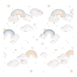 Dětská tapeta z netkané textilie 50 cm x 280 cm Rainbow – Dekornik