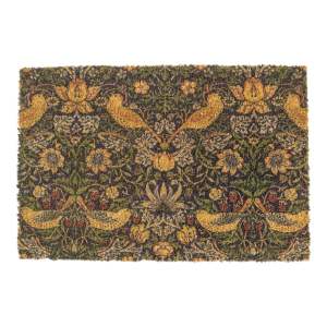 Rohožka z kokosového vlákna 40×60 cm William Morris Strawberry Thief – Artsy Doormats