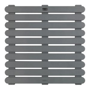 Tmavě šedá předložka vhodná i do exteriéru Wenko Outdoor Grey, 55 x 55 cm