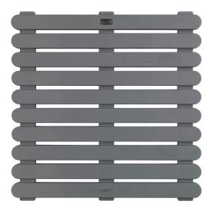 Tmavě šedá předložka vhodná i do exteriéru Wenko Outdoor Grey, 55 x 55 cm