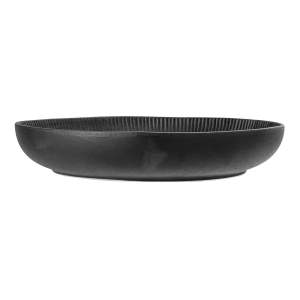 Černá miska z kameniny Bloomingville Neri, ø 33 cm