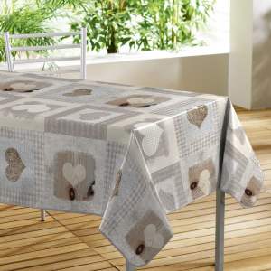 Omyvatelný ubrus 140×300 cm Cozy coeur – douceur d’intérieur