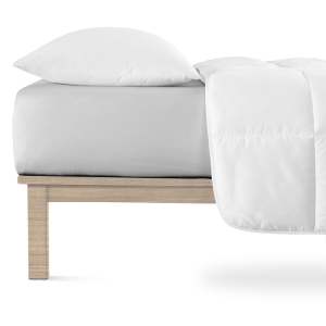 Světle šedé napínací prostěradlo jersey 160×200 cm Boxspring – Andrea Simone