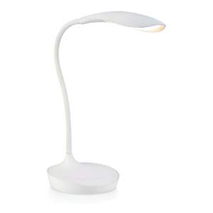 Bílá stolní lampička s USB portem Markslöjd Swan