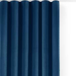 Modrý sametový dimout závěs 140×250 cm Velto – Filumi